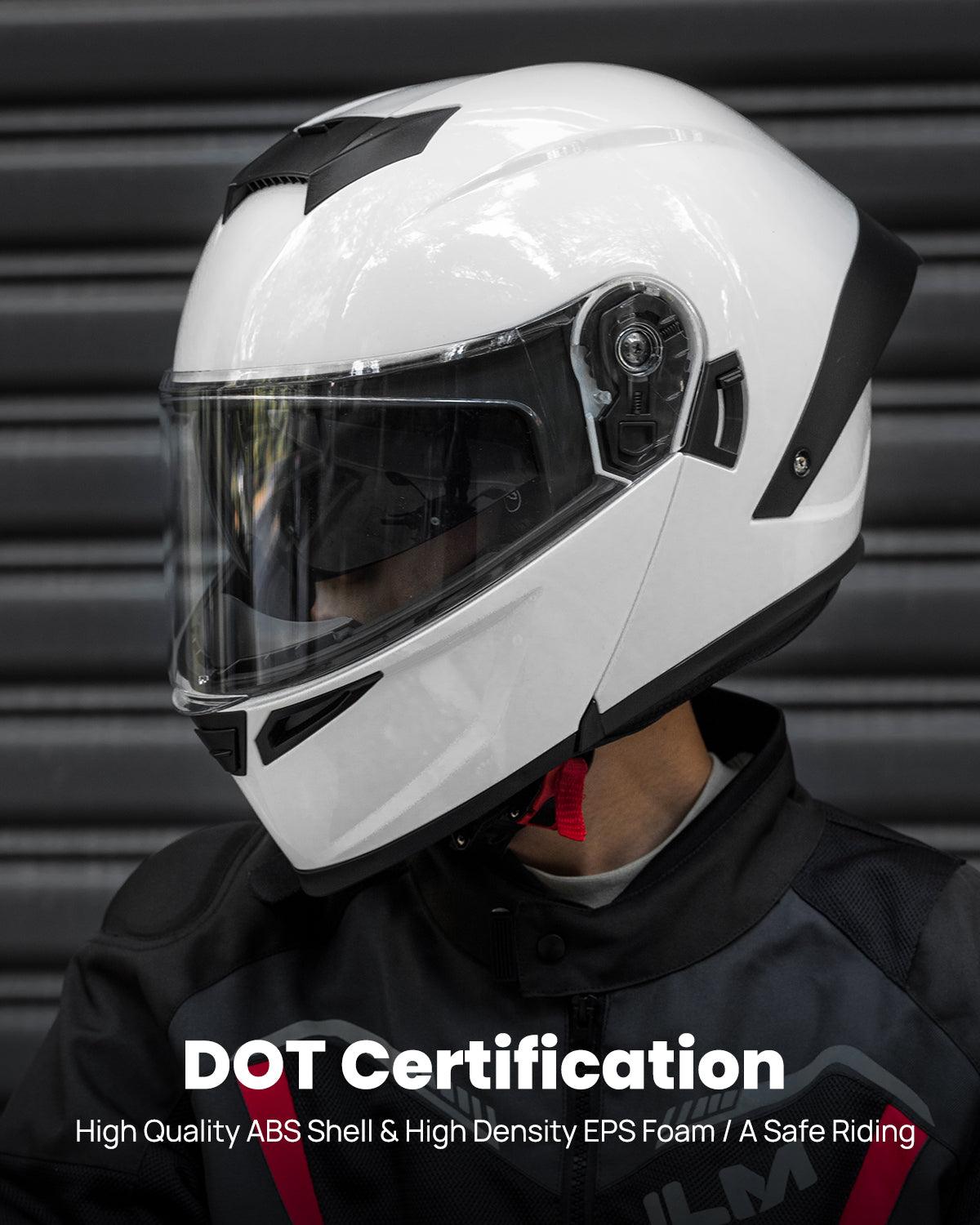 ILM Motorcycle Helmets Modular Full Face Moped Helmet Model WS202 - ILM