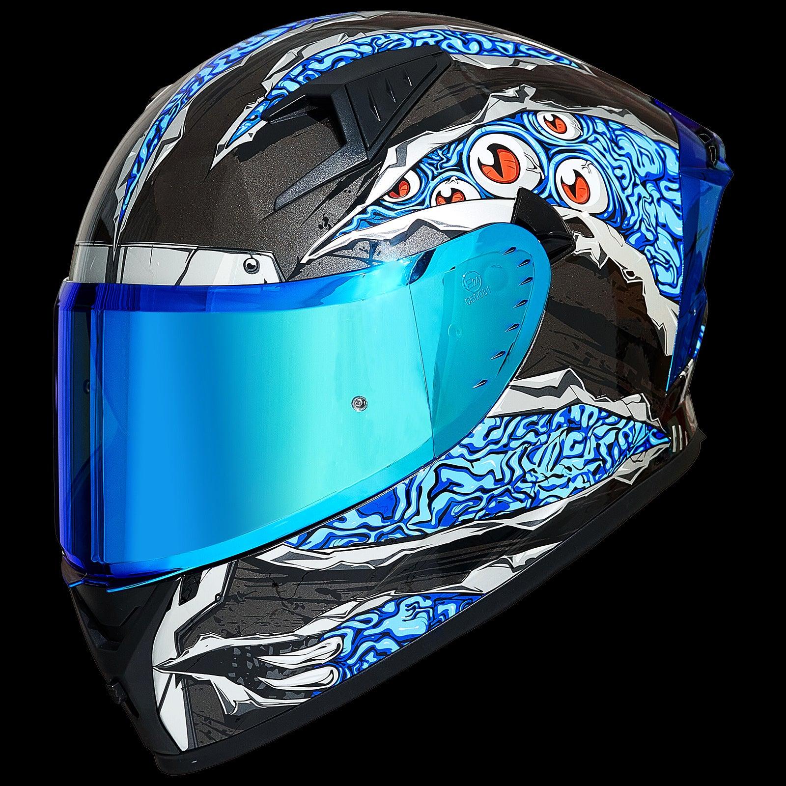 ILM Full Face Motorcycle Helmet Model Z501 - ILM