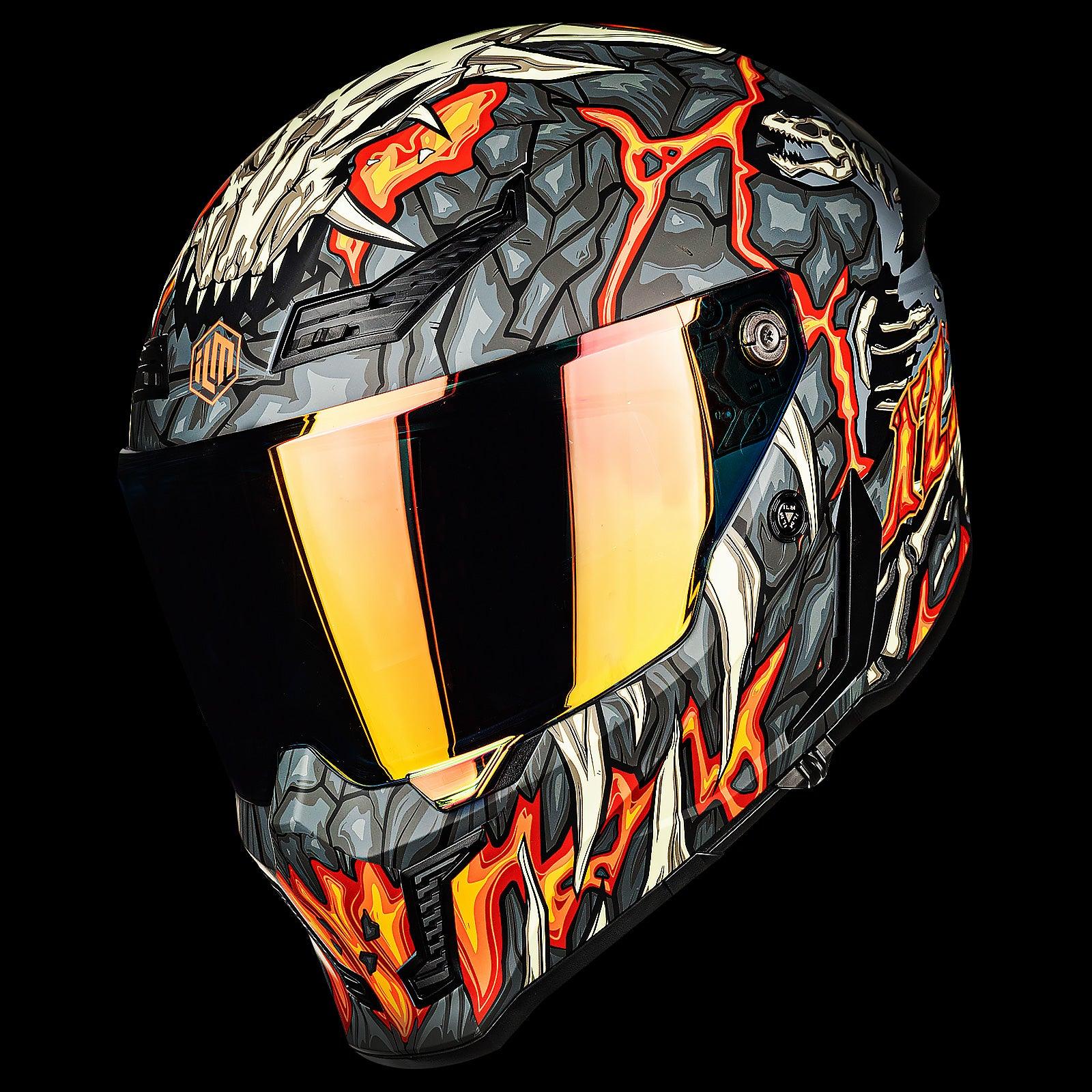 ILM Full Face Motorcycle Helmets Racing Helmet Model MF509 - ILM