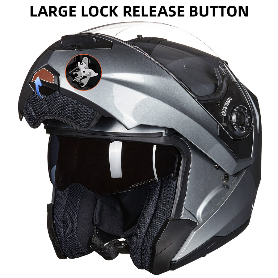 ILM Modular Full Face Motorcycle Helmet Model DP998