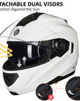 ILM Modular Full Face Motorcycle Helmet Model DP998 - ILM