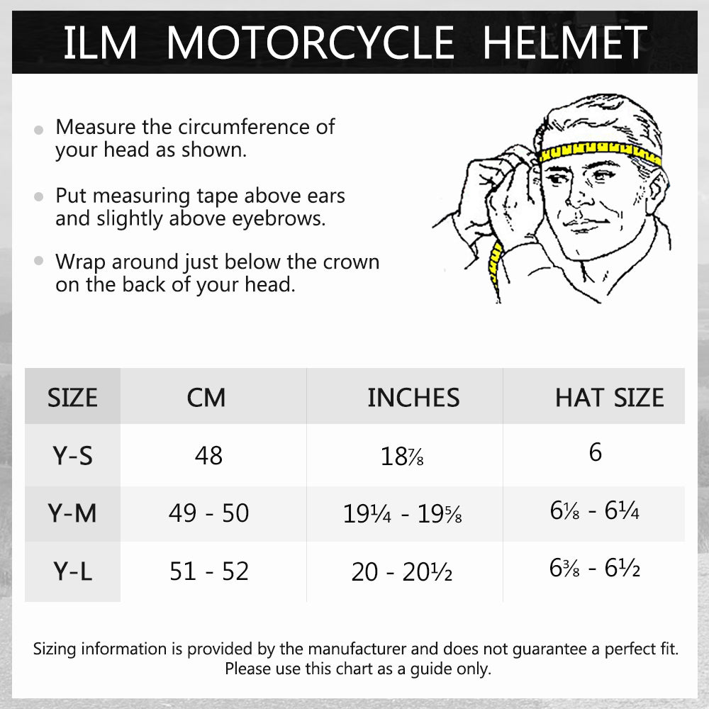 ILM AP868 Dirt Bike Youth Kids Helmet