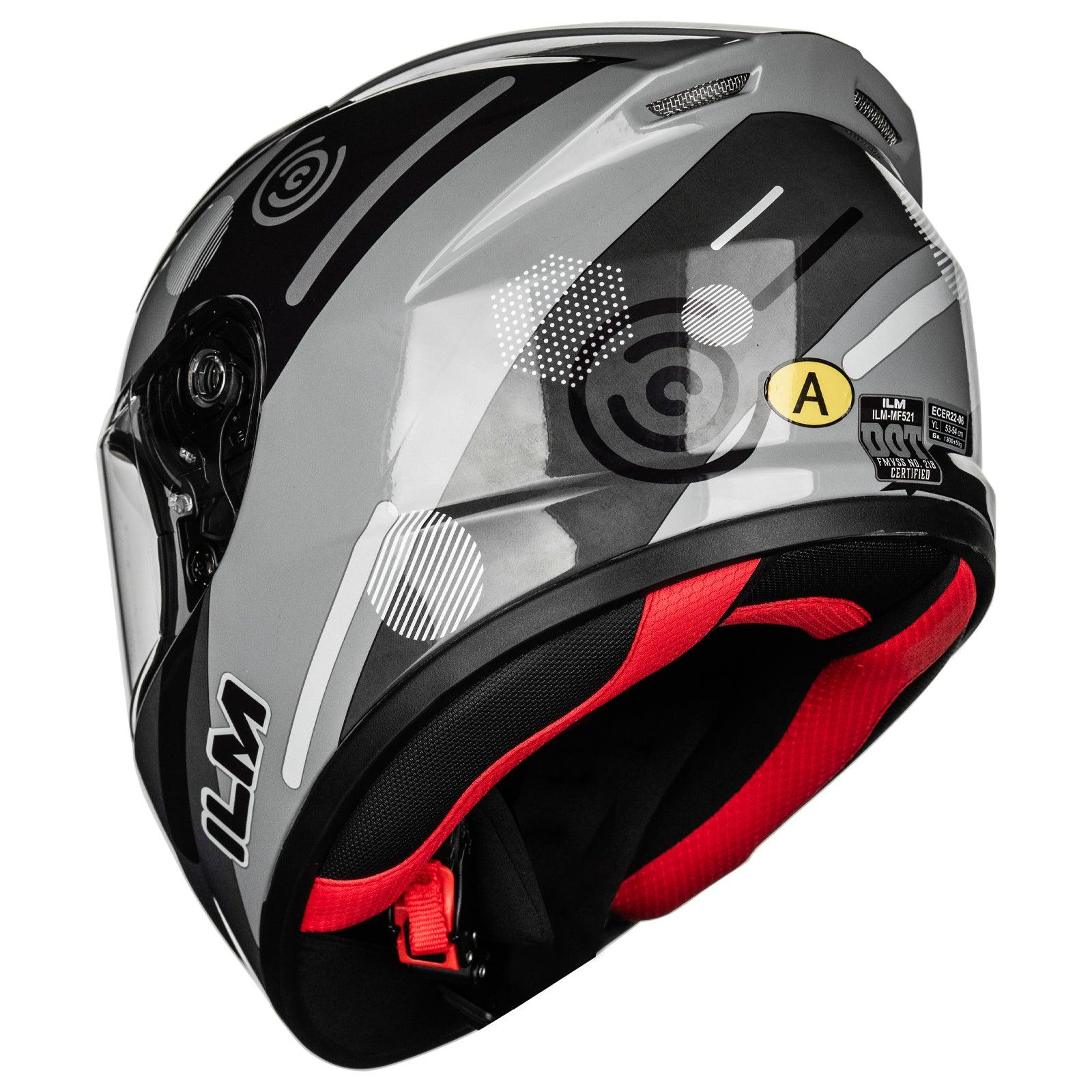 ILM Youth Kids Full Face Motorcycle Helmet Model MF521 - ILM
