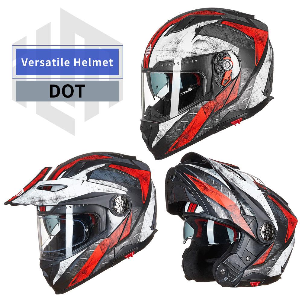 ILM Motorcycle Full Face Modular Helmet Model 909F - ILM