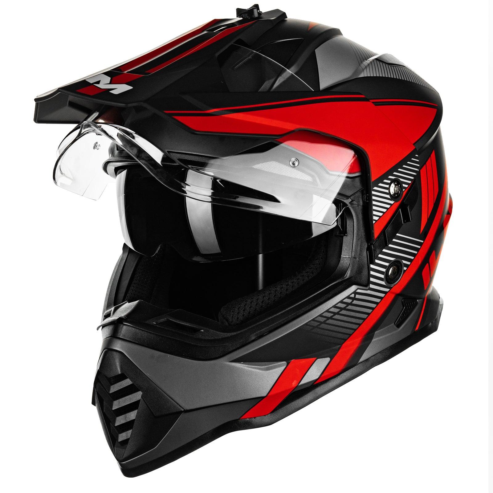ILM Dual Sport Adventure Motorcycle Helmet Model WS902 - ILM