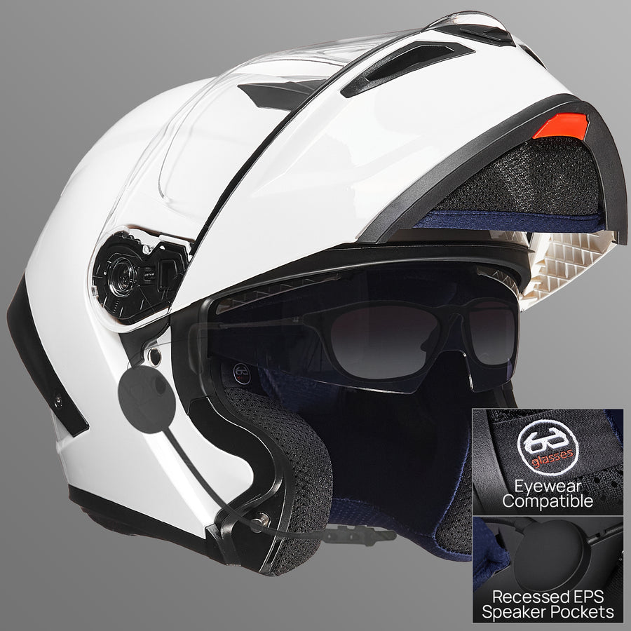 ILM Motorcycle Helmets Modular Full Face Moped Helmet Model WS202