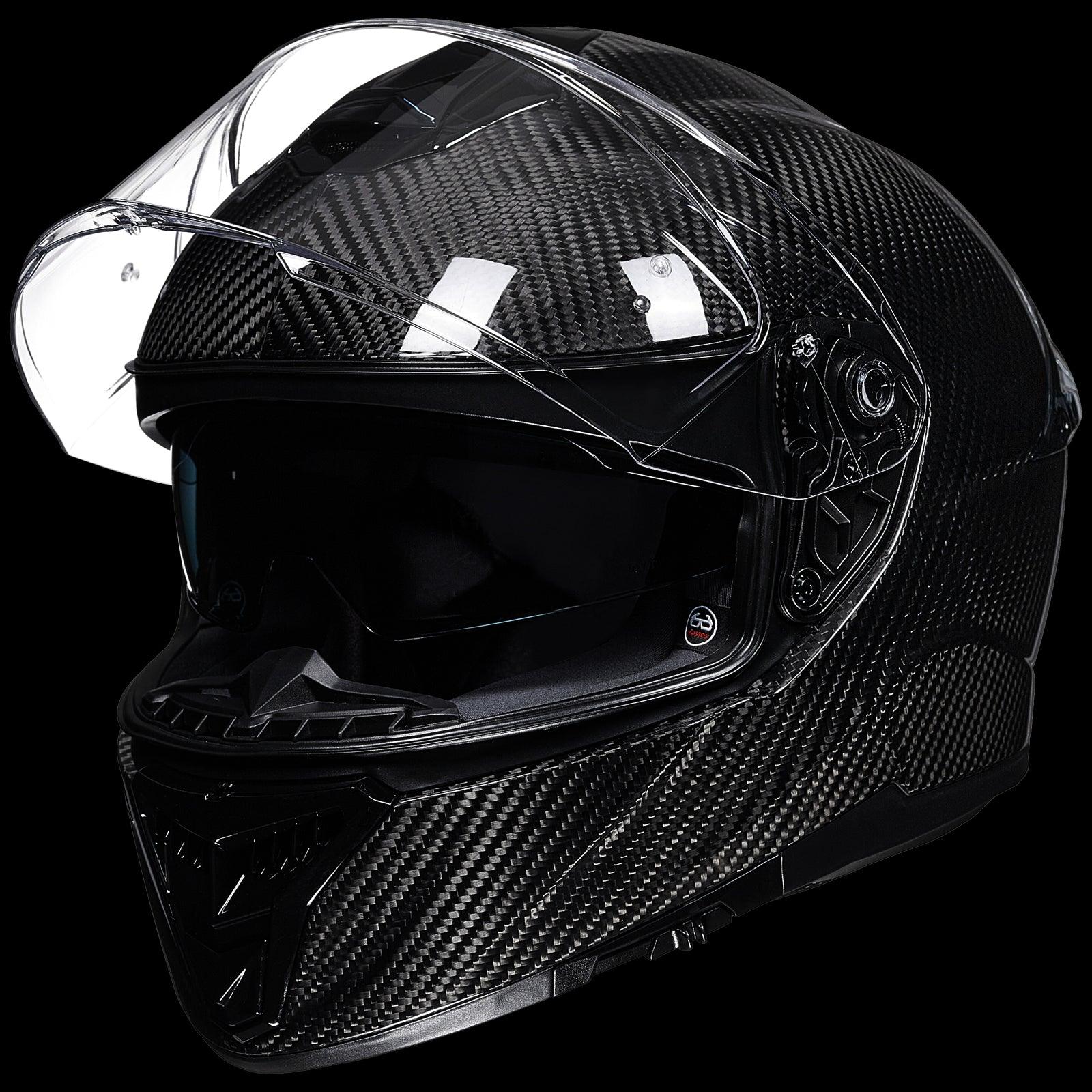 ILM Full Face Motorcycle Carbon Fiber Helmet Model 861C - ILM
