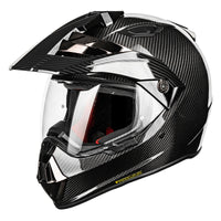 ILM Carbon Fibre Snell M2020D Full Face Motorcycle Adventure Helmet Model L13