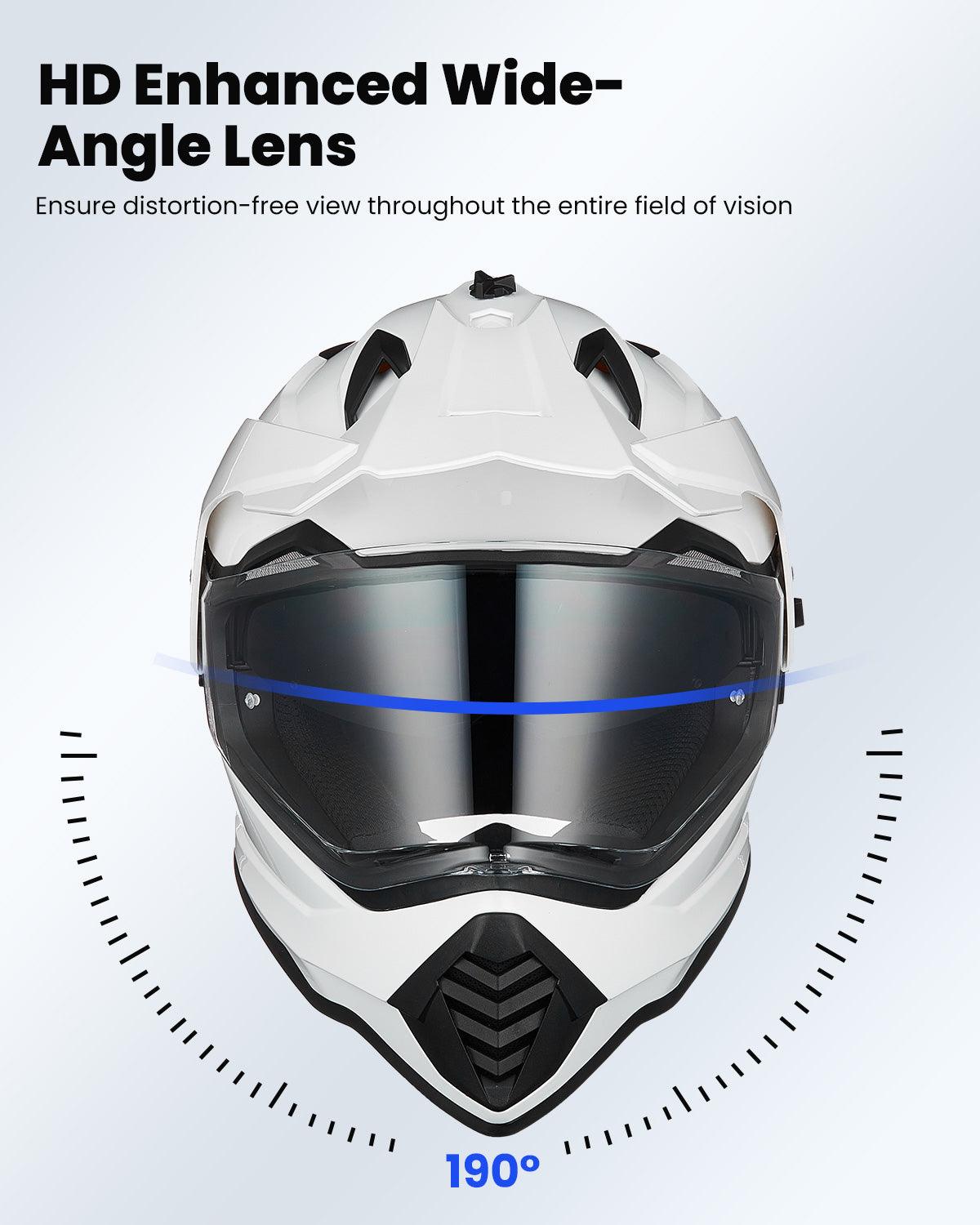 ILM Dual Sport Adventure Motorcycle Helmet Model WS902 - ILM