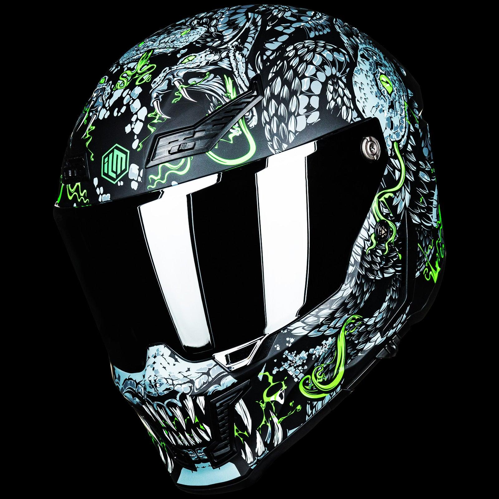 ILM Full Face Motorcycle Helmets Racing Helmet Model MF509 - ILM