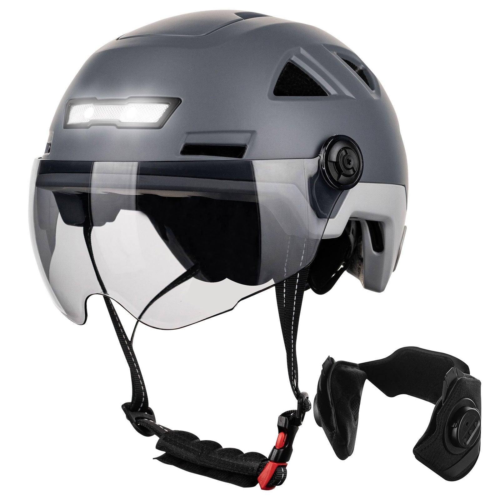 ILM Smart Adult Bike Helmet Model E3-12LS and Bluetooth Ear Pad - ILM