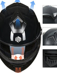 ILM Modular Full Face Motorcycle Helmet Model DP998 - ILM