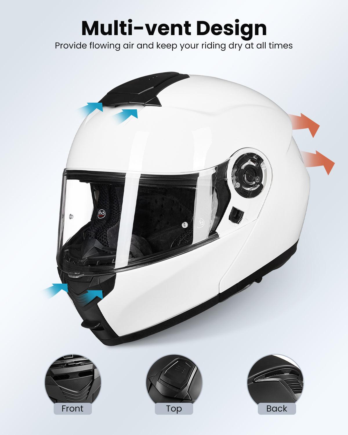 ILM Motorcycle Modular Full Face Helmet Model 159 - ILM