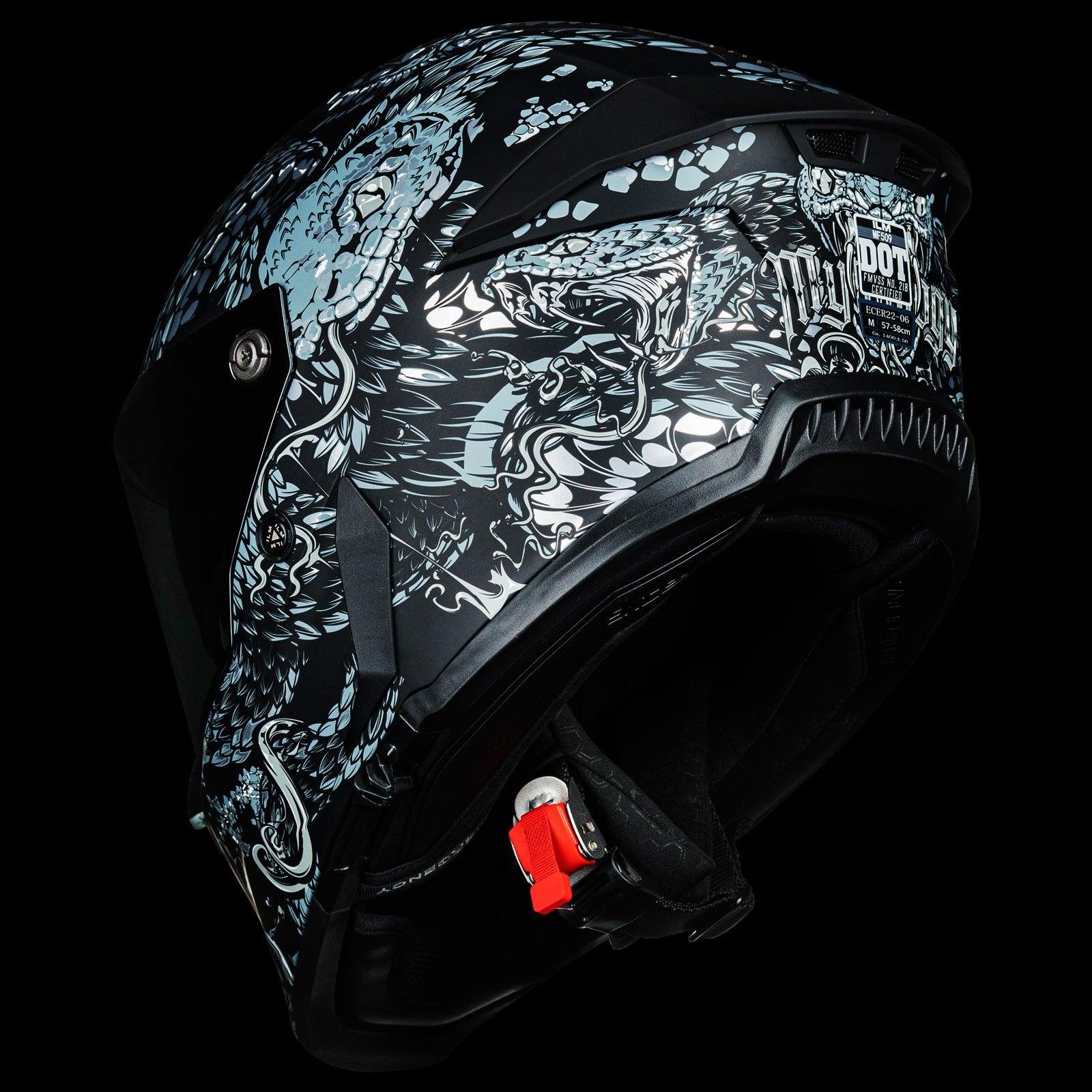 ILM Full Face Motorcycle Helmets Racing Helmet Model MF509 - ILM