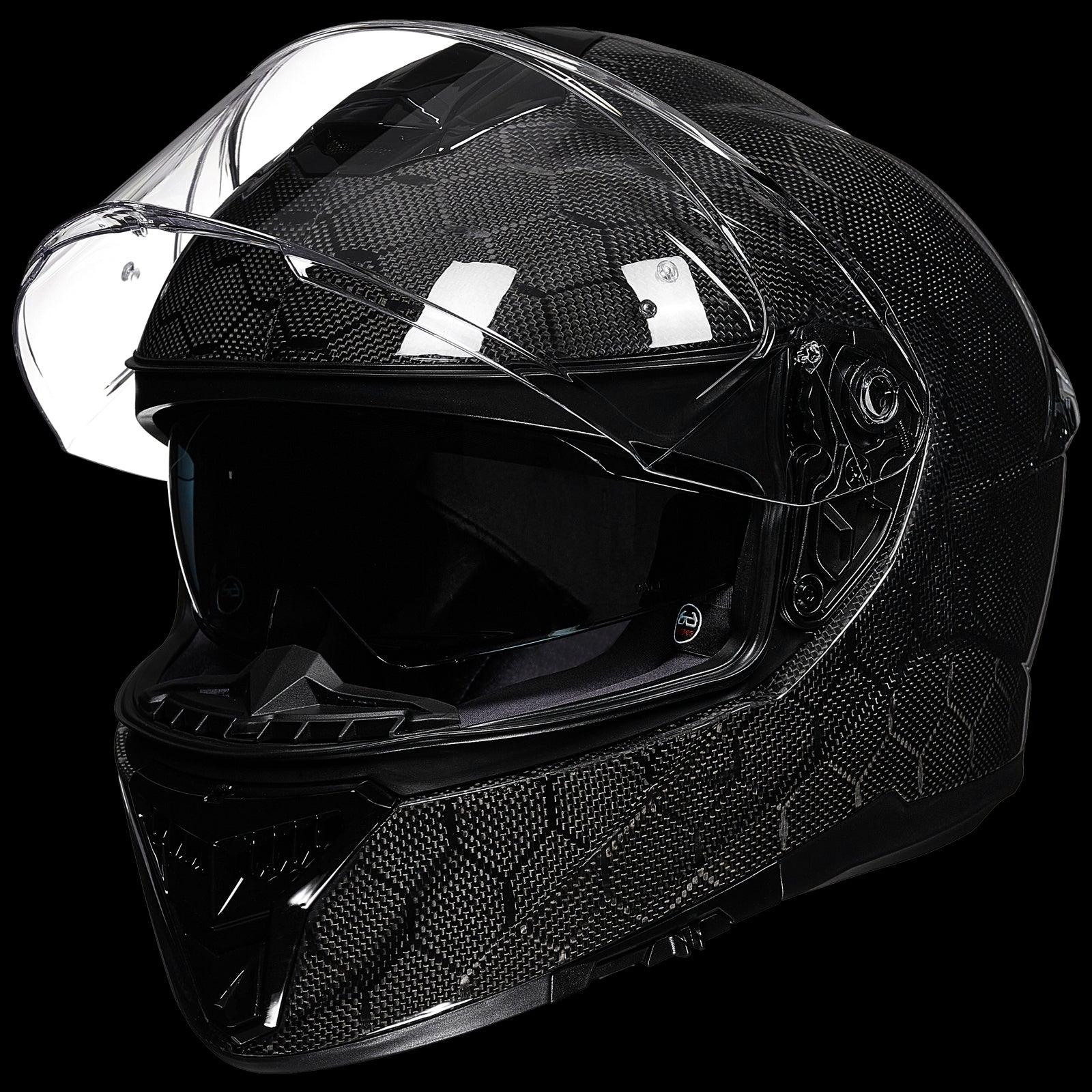 ILM Full Face Motorcycle Carbon Fiber Helmet Model 861C - ILM