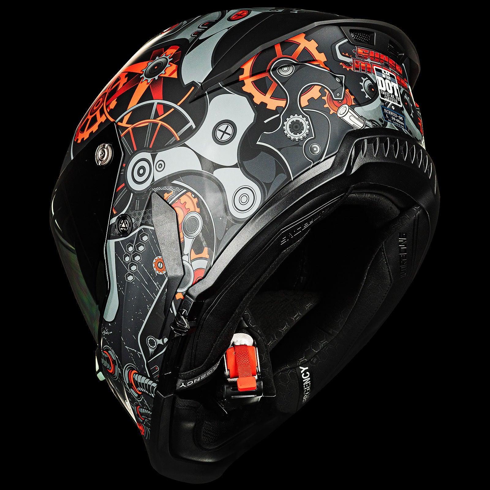 ILM Full Face Motorcycle Helmets Racing Helmet Model MF509 - ILM