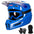 ILM Youth Dirt Bike Helmets Kids ATV Helmet with Goggles Gloves Mask Model MT601Y - ILM