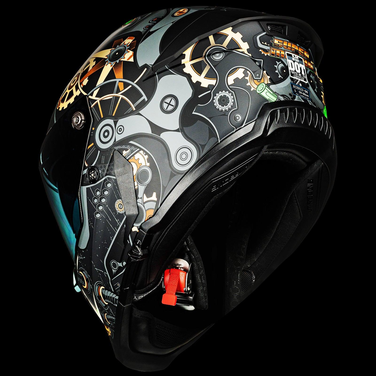 ILM Full Face Motorcycle Helmets Racing Helmet Model MF509 - ILM