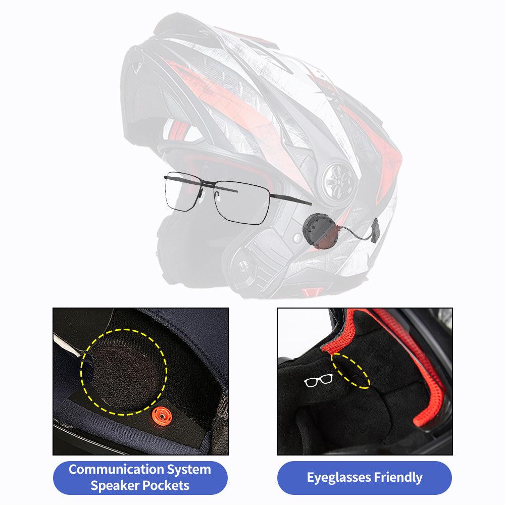 ILM Motorcycle Full Face Modular Helmet Model 909F - ILM
