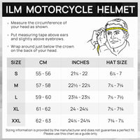 ILM Half Helmet Open Face Motorcycle Helmet Model 210V