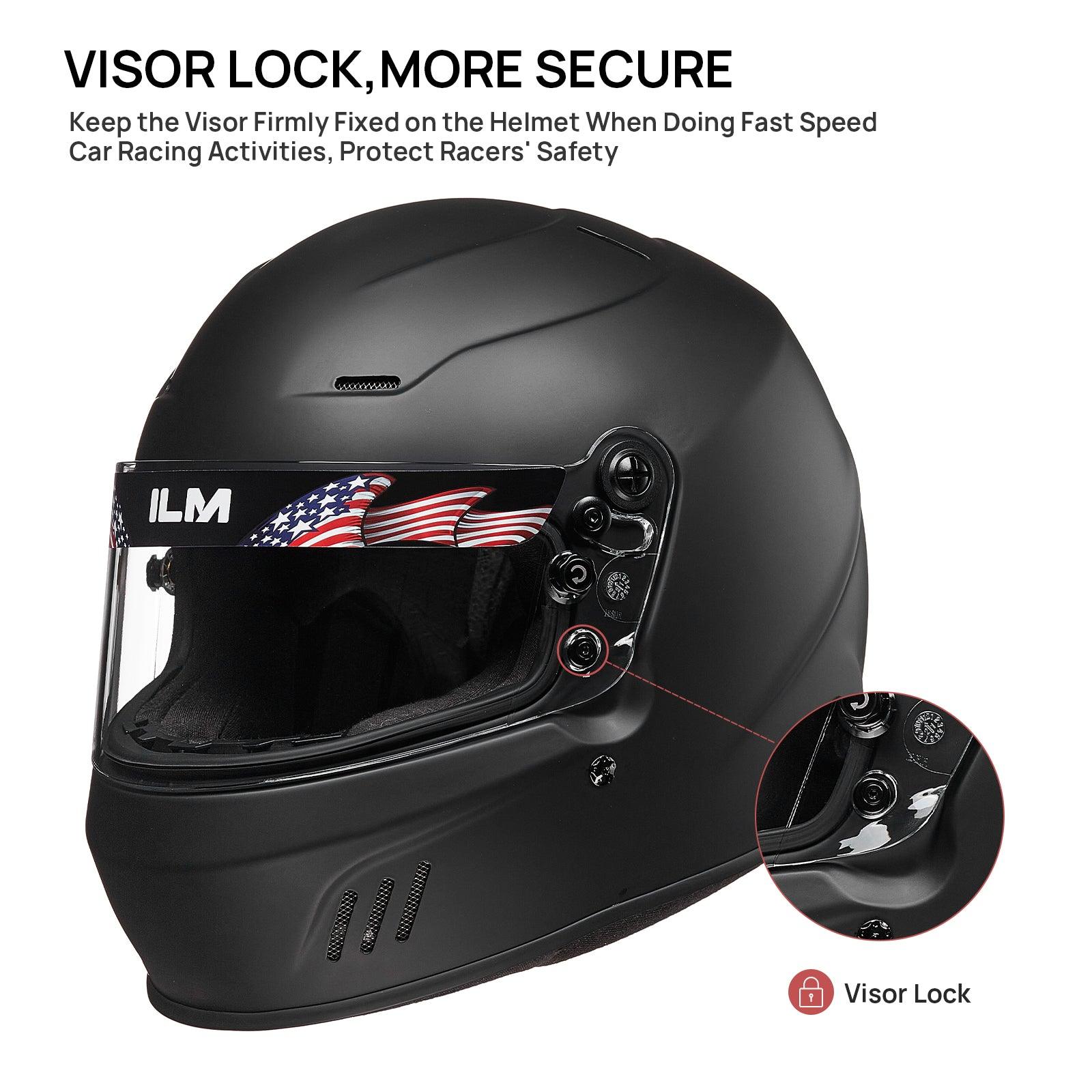 ILM Snell SA2020 Full Face Auto Car Racing Helmets Model 760 - ILM