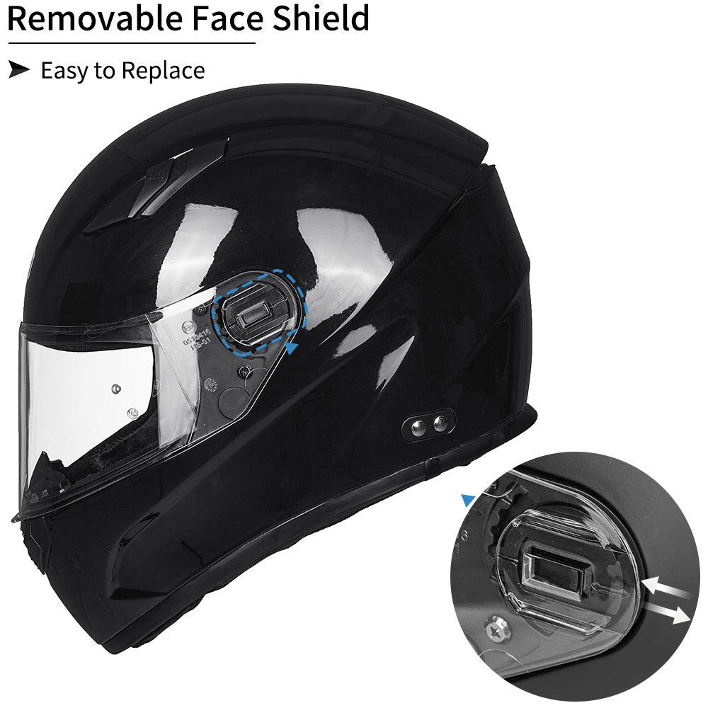 Full shield hot sale helmet