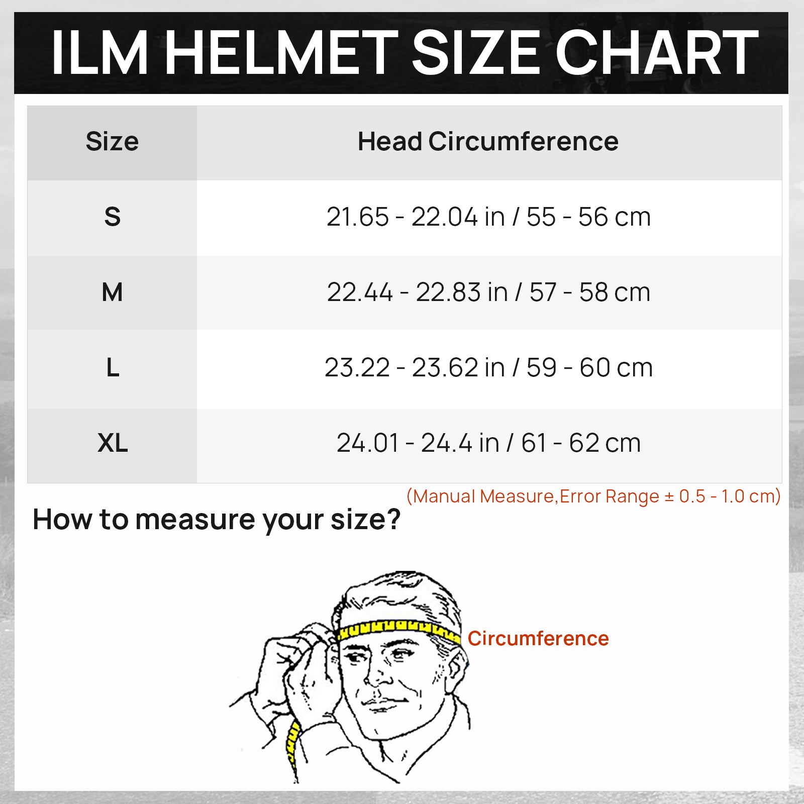 ILM Motorcycle Modular Full Face Helmet Model 906