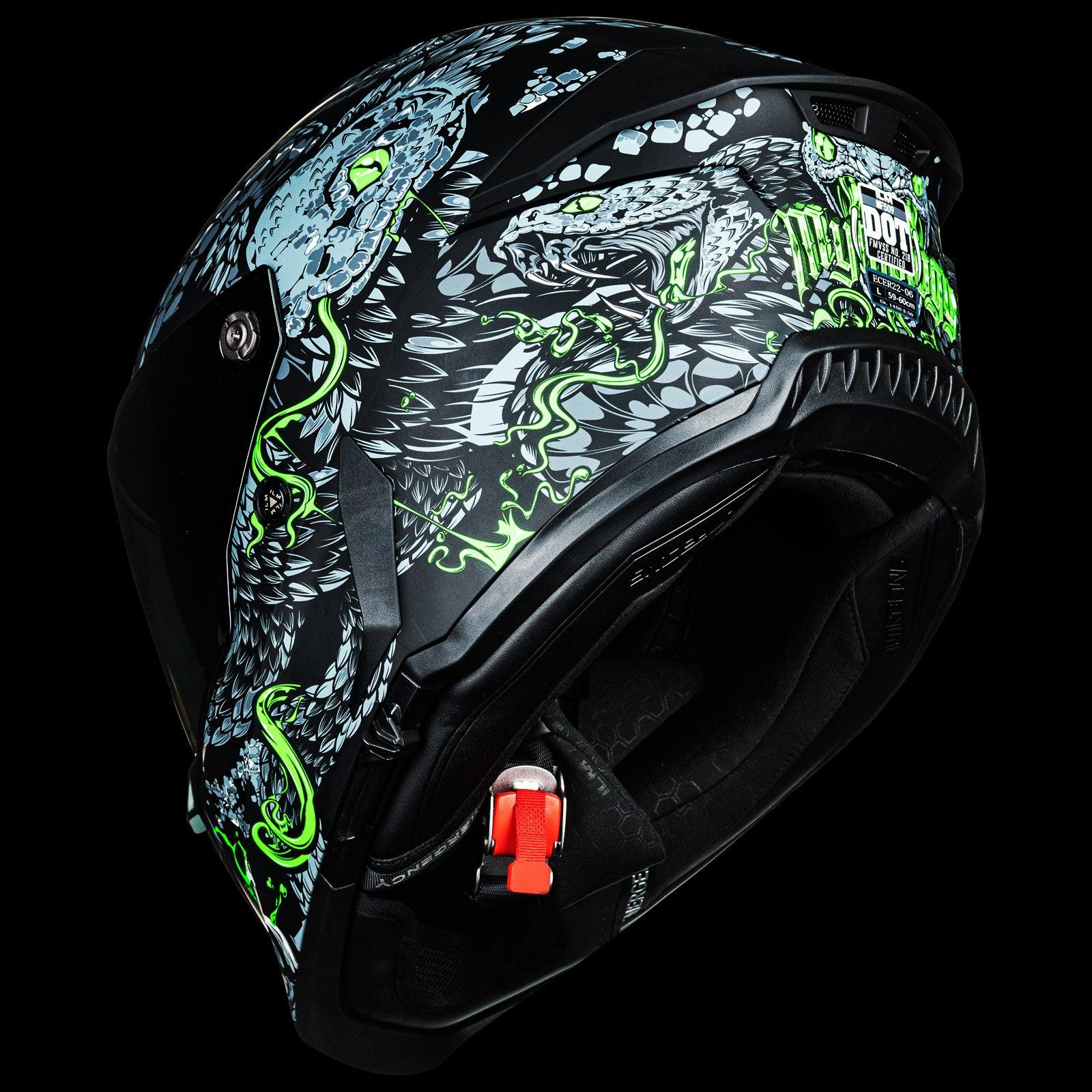 ILM Full Face Motorcycle Helmets Racing Helmet Model MF509 - ILM