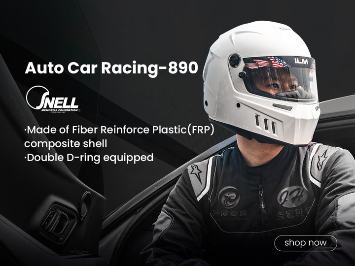 ILM Auto Car Racing Helmet 890