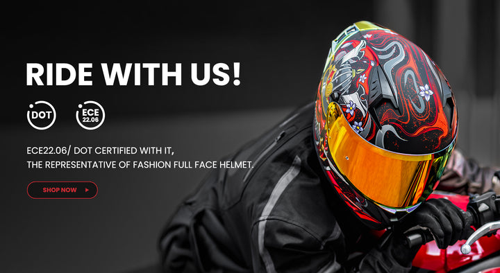 ILM Full Face Motorcycle Helmet Model Z501