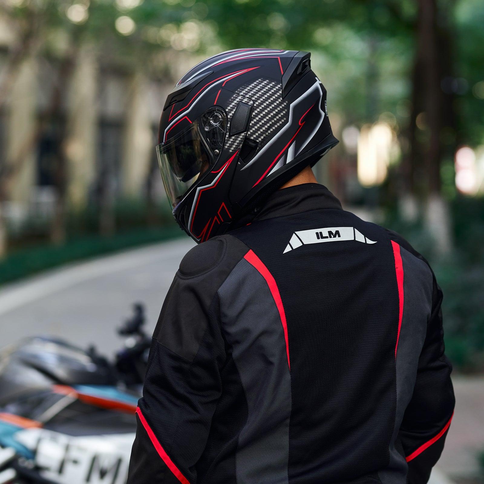 ILM Motorcycle Modular Full Face Helmet Model 902 - ILM