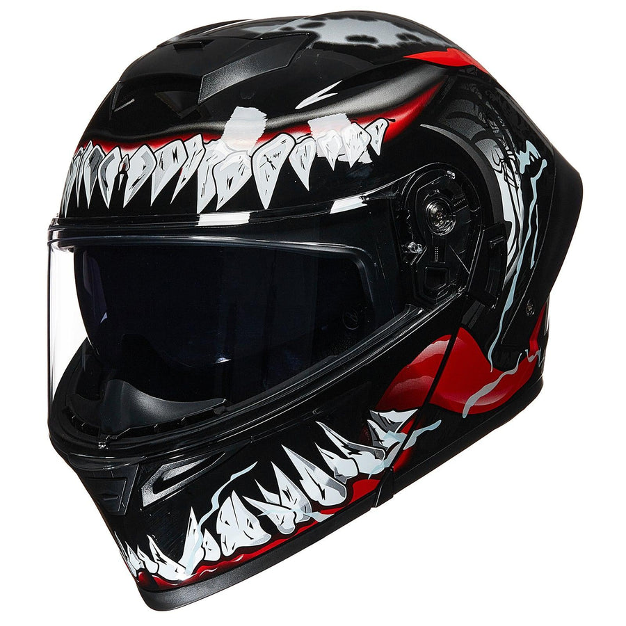 ILM Motorcycle Helmets Modular Full Face Moped Helmet Model WS202