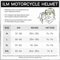 ILM Flip Up Full Face Modular Motorcycle Helmet Model 115