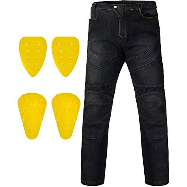 CYLZRCl Vaqueros Moto Hombres Pantalones Montar Moto Cintura Alta  Transpirables Verano Kevlar Actualizar Equipo Protección (Color : Blue,  Tamaño : XS) : : Coche y moto