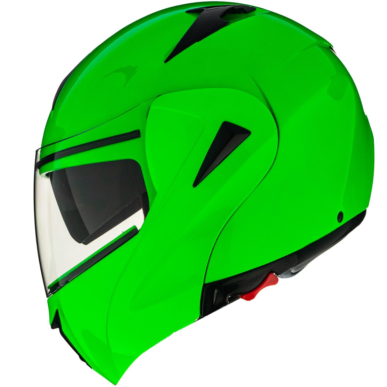 ILM Motorcycle Helmets Modular Dual Visor Flipup Full Face Helmet Mod