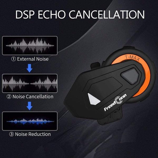 ILM Motorcycle 6 Rider Bluetooth Headset - ILM