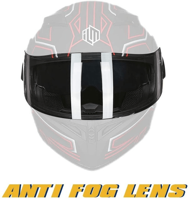 ILM Anti Fog Visor for Motorcycle Helmets (Fits 902/902BT/902L Helmets)