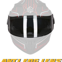 ILM Anti Fog Visor for Motorcycle Helmets (Fits 902/902BT/902L Helmets)