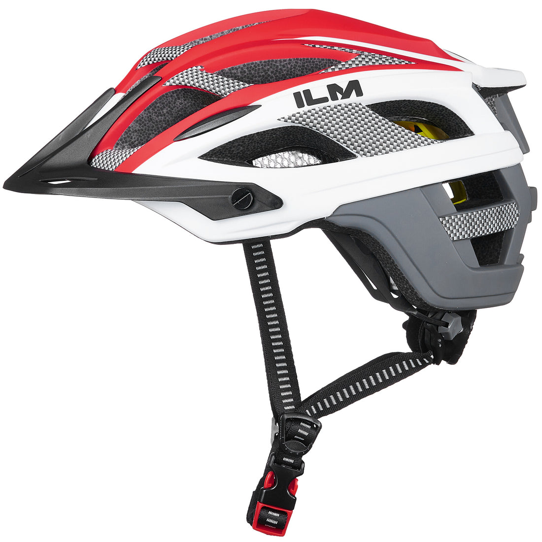 ILM Adult Bike Helmet with USB Rechargeable LED Front and Back