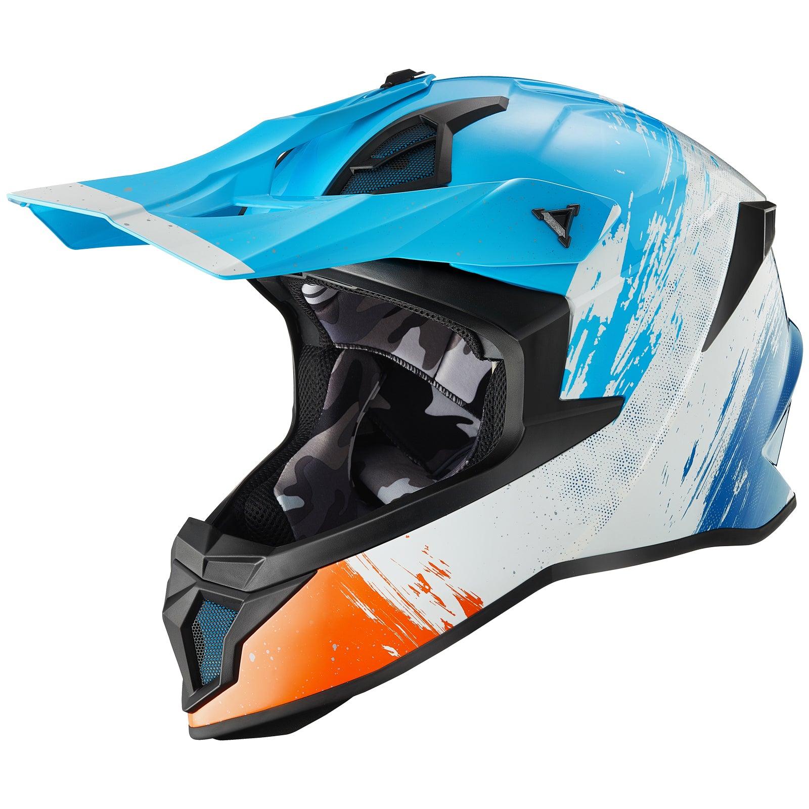 ILM Dirt Bike Fiberglass Motocross Helmet Model 610 - ILM