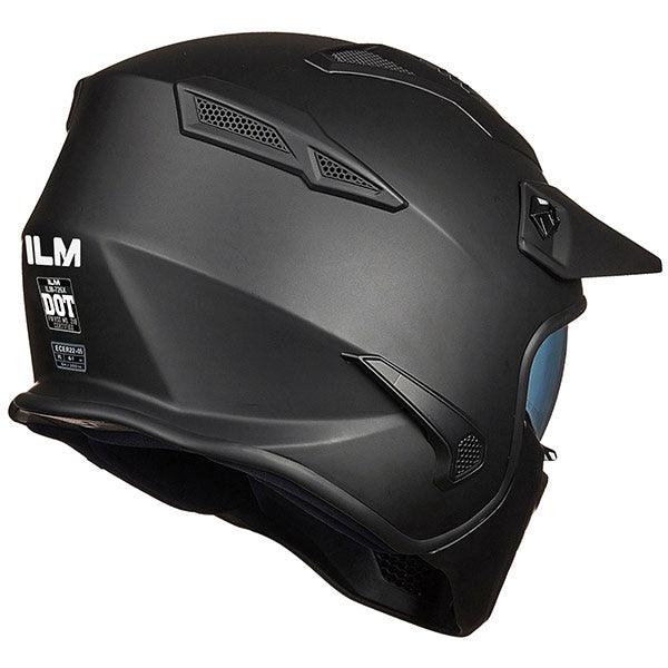 ILM Open Face Motorcycle 3/4 Half Helmet Model 726X - ILM
