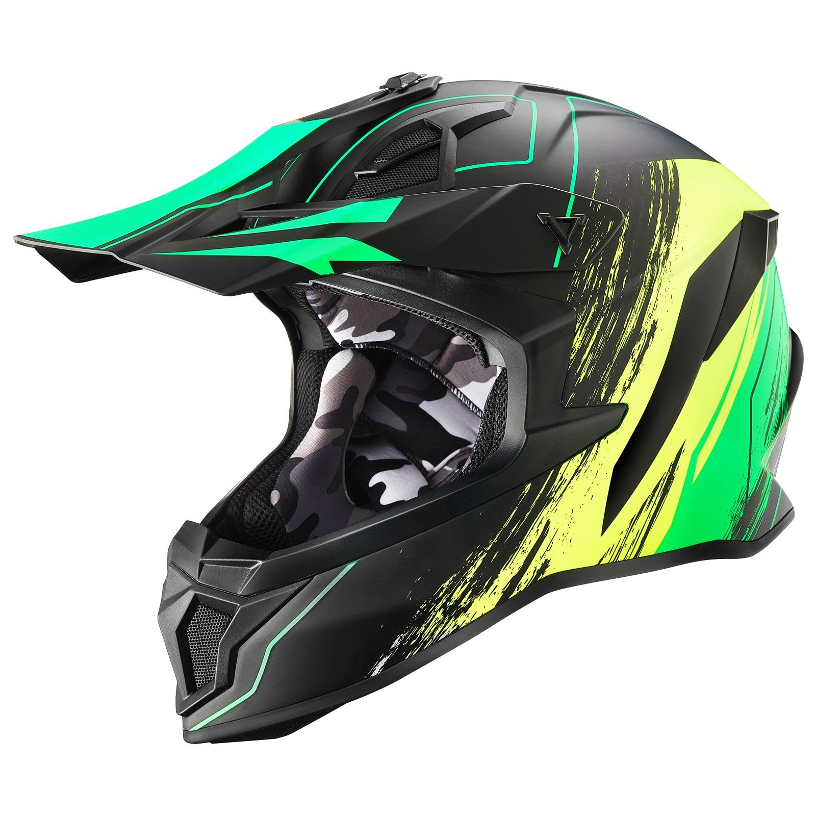 ILM Dirt Bike Fiberglass Motocross Helmet Model 610 - ILM