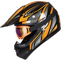 ILM Youth Kids ATV Motocross Helmet Goggles Sports Gloves Dirt Bike Motorcycle B07