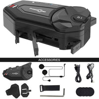 ILM Motorcycle 6 Rider Bluetooth Communication System with HD Camera