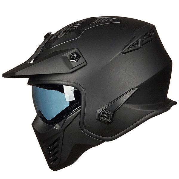 ILM Open Face Motorcycle 3/4 Half Helmet Model 726X - ILM