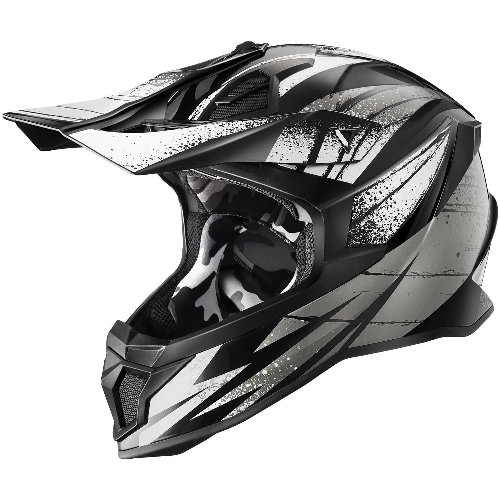 ILM Dirt Bike Fiberglass Motocross Helmet Model 610 - ILM