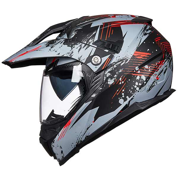 New DOT Approved Motocross Helmet Full Face Double Lens Racing Motorcycle  Helmet