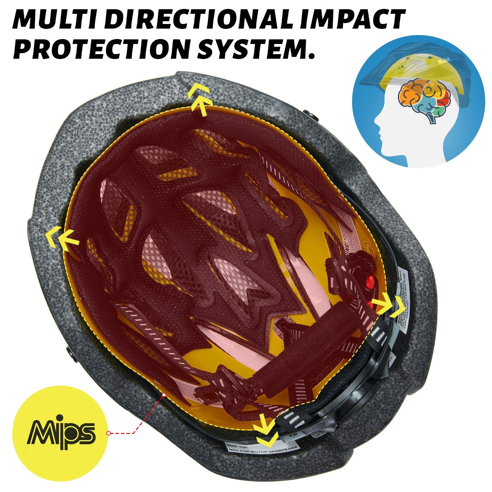 ILM MIPS Bike Cycling Helmet for Adults B3-23A - ILM