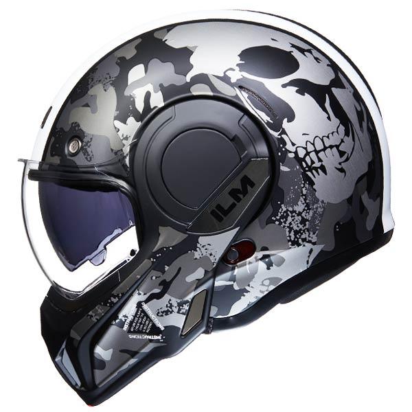 ILM Vintage Full Face Modular Motorcycle Helmet Model B707 - ILM