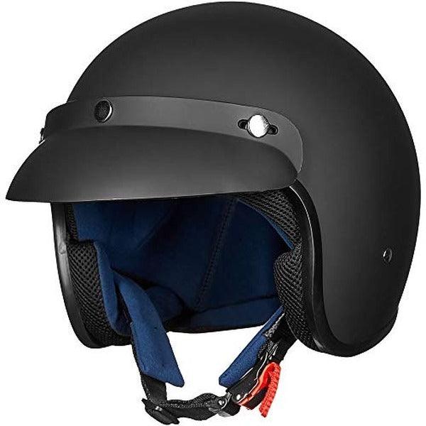 ILM 3/4 Open Face Motorcycle Helmet Model 207 - ILM